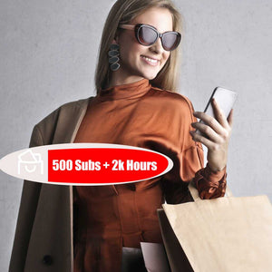 buy 500 subs + 2k watch hours