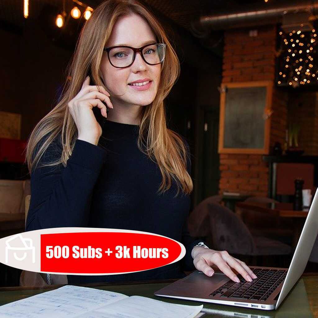 buy 500 subs+3k watch hours